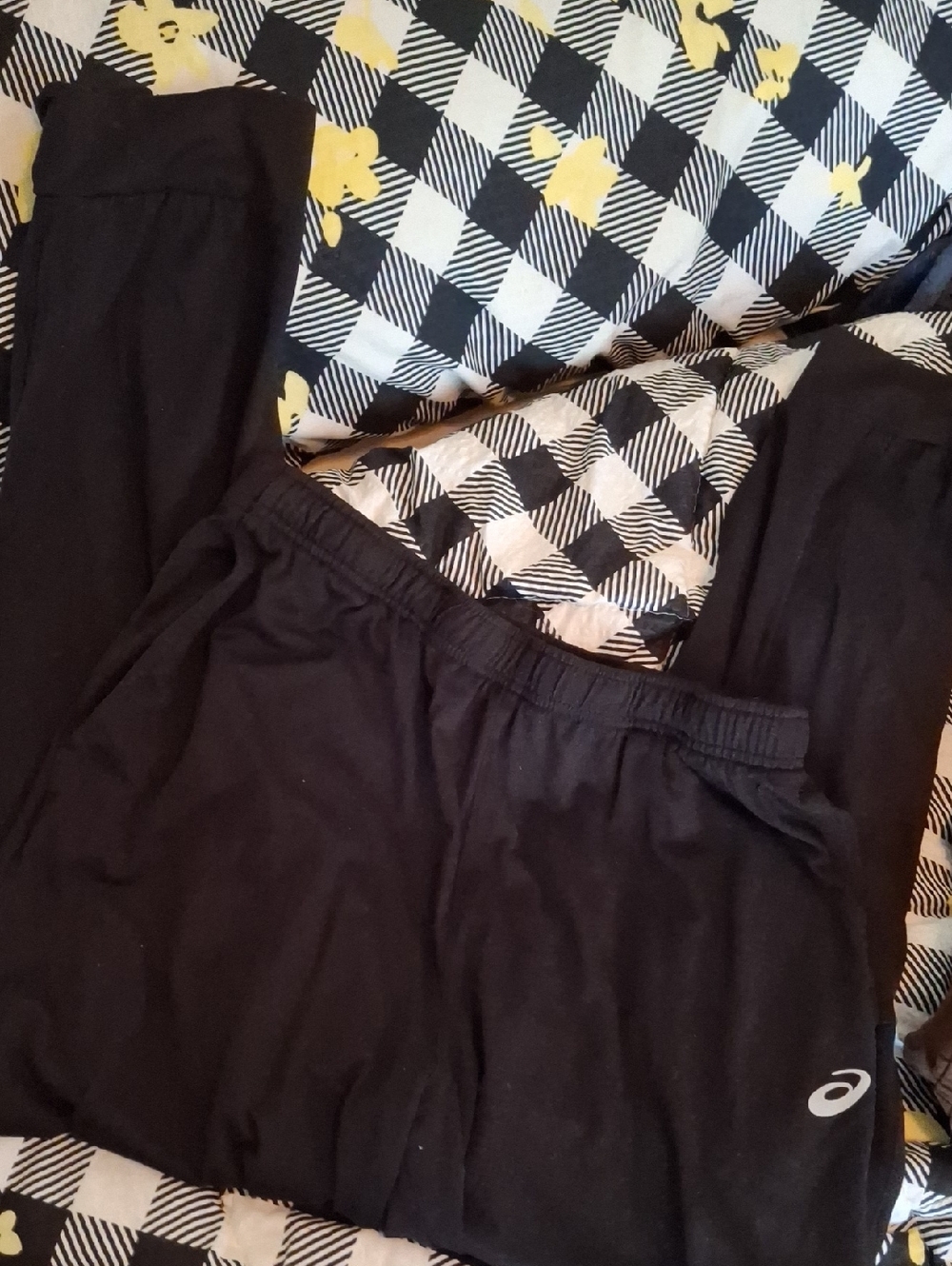 Asics Black Performance Track Pants